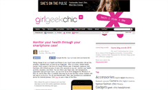 Desktop Screenshot of girlgeekchic.com