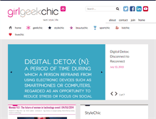 Tablet Screenshot of dev.girlgeekchic.com